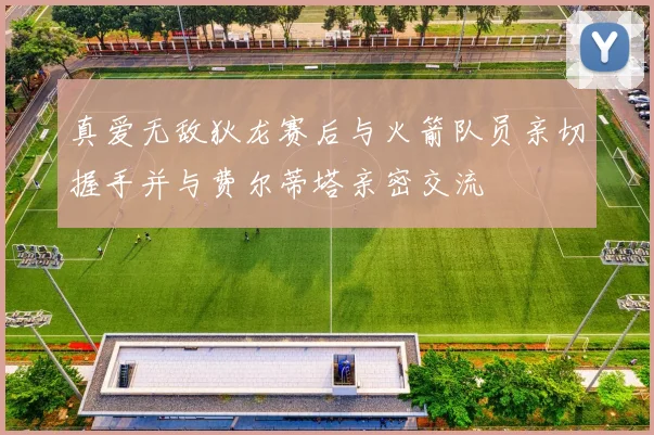 真爱无敌狄龙赛后与火箭队员亲切握手并与费尔蒂塔亲密交流