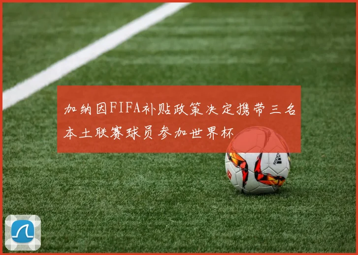 加纳因FIFA补贴政策决定携带三名本土联赛球员参加世界杯